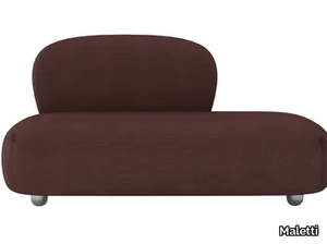 OUVERTURE - Fabric bench seating with back _ Maletti