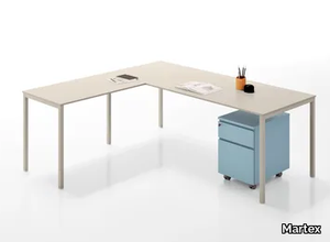 AGILE - L-shaped wooden office desk _ Martex