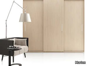 GALAXY SCORREVOLE - Tall office storage unit with sliding doors _ Martex