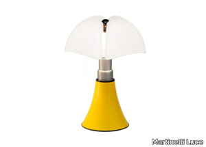 PIPISTRELLO POP MED - Steel table lamp and methacrylate lampshade _ Martinelli Luce