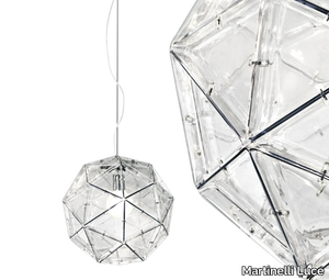 POLIEDRO - Polycarbonate pendant lamp _ Martinelli Luce