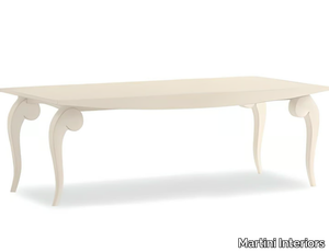 JAMES - Extending solid wood dining table _ Martini Interiors