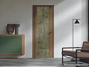 WIDE - C - Hinged wood and glass door _ Martini Interiors