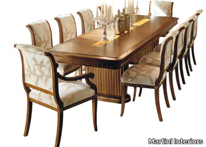 AUDREY - Extending rectangular solid wood dining table _ Martini Interiors