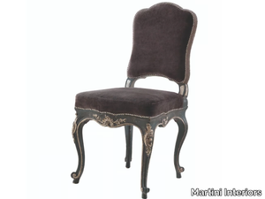 ELIZABETH - Classic style upholstered wooden chair _ Martini Interiors