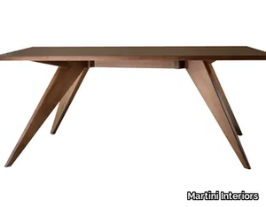 KIRK - Rectangular solid wood dining table _ Martini Interiors