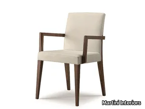 Eddie - Fabric chair with armrests _ Martini Interiors