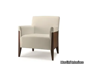 Eddie - Fabric armchair with armrests _ Martini Interiors