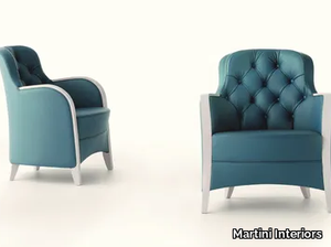 BETTE - Tufted fabric armchair with armrests _ Martini Interiors