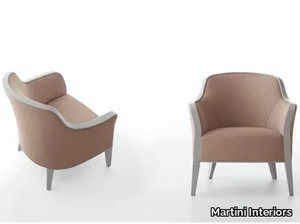 Jane - Fabric easy chair with armrests _ Martini Interiors