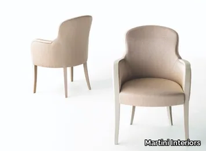 Olivia - Fabric easy chair with armrests _ Martini Interiors