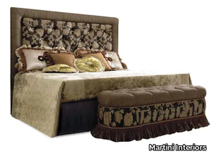 EMOZIONI - Fabric double bed with tufted headboard _ Martini Interiors