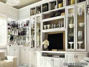 CONVIVIO - Custom storage wall _ Martini Interiors