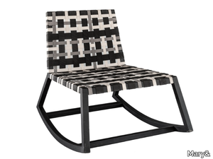 VENUS - Rocking teak armchair _ Mary&