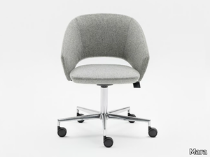 ICON 7200 - Fabric office chair with castors with 5-Spoke base _ Mara