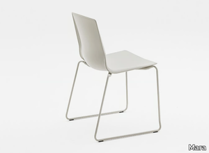 LOTO 100% RECYCLED - Stackable sled base polypropylene chair _ Mara