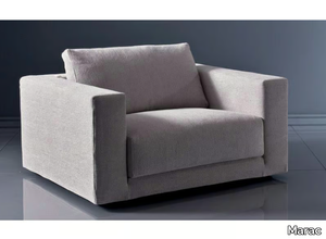 BRERA - Fabric armchair with armrests _ Marac