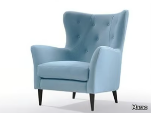 WILSON - Armchair with armrests _ Marac