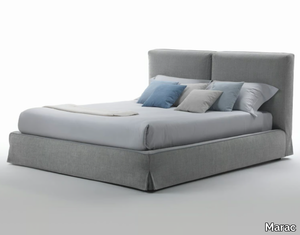 WU - Upholstered fabric bed with removable cover _ Marac