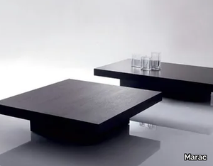 FLAT - Low wooden coffee table _ Marac