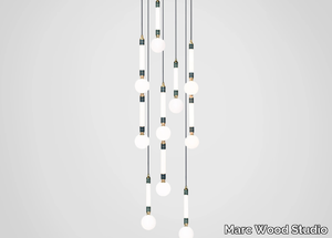 GREENSTONE CLUSTER 7 - LED pendant lamp _ Marc Wood Studio