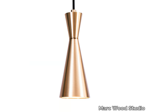 CONE - LED brass pendant lamp _ Marc Wood Studio