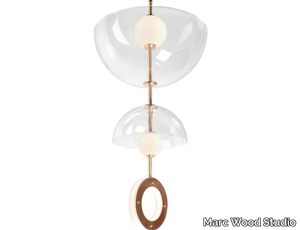 DECO CHANDELIER 3B - LED glass pendant lamp _ Marc Wood Studio