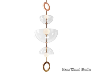 DECO CHANDELIER 5 - LED glass pendant lamp _ Marc Wood Studio