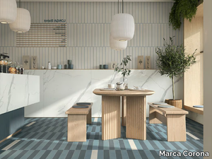 LONGARINE BRIO FIORDALISO - Porcelain stoneware wall/floor tiles _ Marca Corona