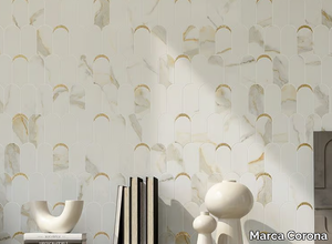 SCULTOREA CALACATTA ORO FINO - Porcelain stoneware mosaic _ Marca Corona