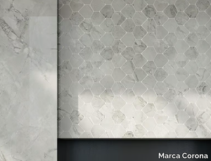 SCULTOREA FOAM GREY - Porcelain stoneware mosaic _ Marca Corona