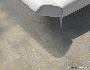 VIE DELLA PIETRA FOEHN - Porcelain stoneware outdoor floor tiles with stone effect _ Marca Corona