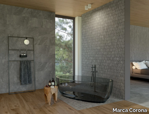 ARKIQUARTZ GRAPHITE - Full-body porcelain stoneware wall tiles / flooring _ Marca Corona