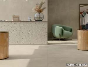 MULTIFORME DUNE FOSSILE - Full-body porcelain stoneware wall/floor tiles with concrete effect _ Marca Corona