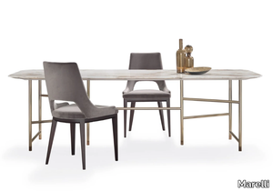 KYOTO - Rectangular marble dining table _ Marelli