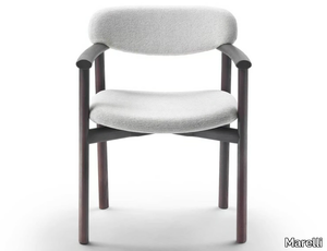 AFRA - Fabric chair with armrests _ Marelli