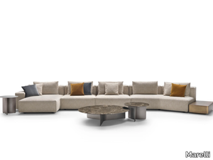 YANN - Sectional fabric sofa _ Marelli