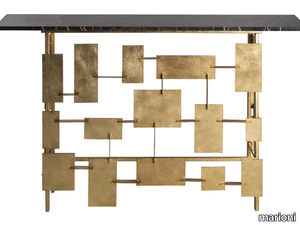 RAYMOND - Rectangular marble console table _ marioni