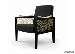 DAHLIA - Upholstered armchair with armrests _ marioni