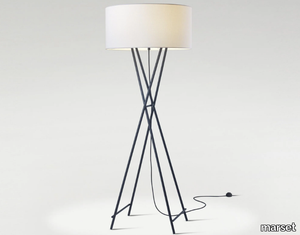 CALA METAL - Iron floor lamp with PET shade _ Marset