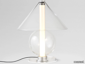 FRAGILE - LED glass table lamp with dimmer _ Marset