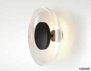 AURA PLUS - LED blown glass wall light _ Marset