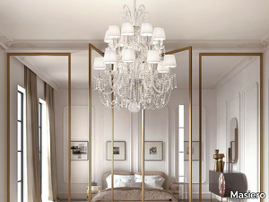 DIAMOND S 16/95/120 - Pendant lamp with crystals _ Masiero