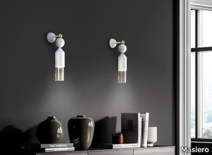 NAPPE APP N4 - LED painted metal wall lamp _ Masiero