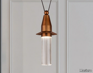 NAPPE N5 - LED painted metal pendant lamp _ Masiero