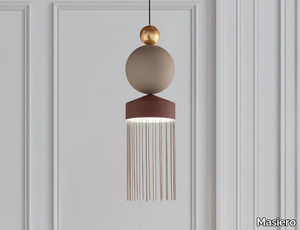 NAPPE XL3 - LED painted metal pendant lamp _ Masiero