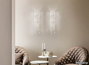 NUAGE A 2/13/73 - Wall lamp with crystals _ Masiero