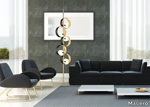 SOUND STL5 - Metal floor lamp _ Masiero