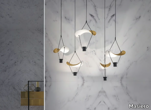 VOLLEE C5P - LED painted metal pendant lamp _ Masiero