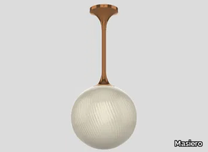 TEE PL1 30 - Murano glass ceiling lamp with fixed arm _ Masiero